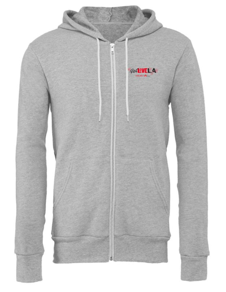 We Love LA! Fair Zip Up Hoodie - Adult