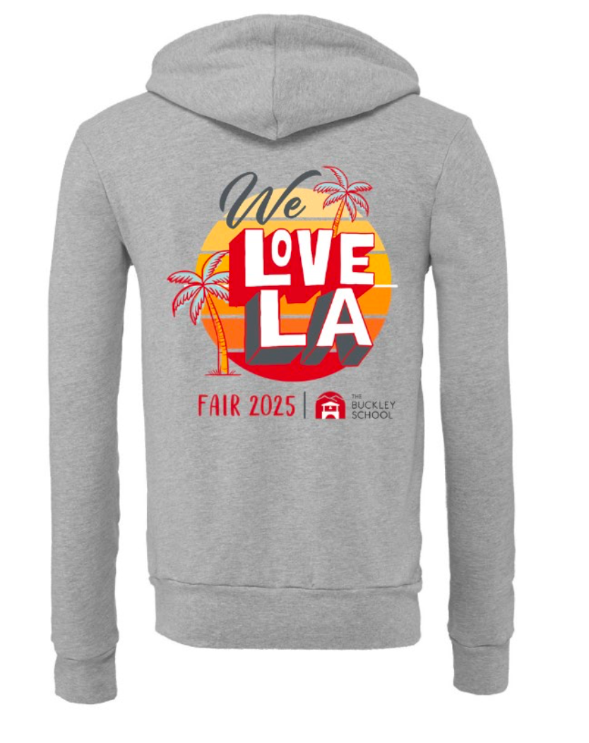We Love LA! Fair Zip Up Hoodie - Adult