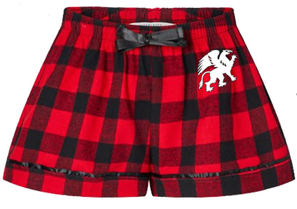 Buckley Red and Black PJ Shorts