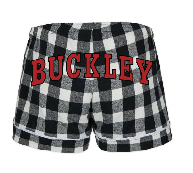 Buckley Black and White PJ Shorts