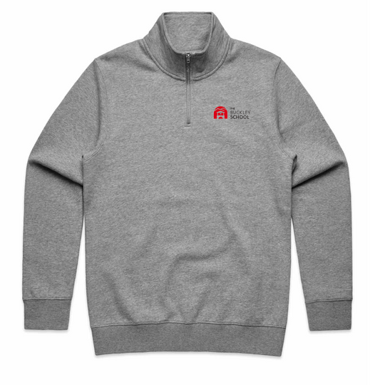 Stencil Half Zip Crew (Gray)