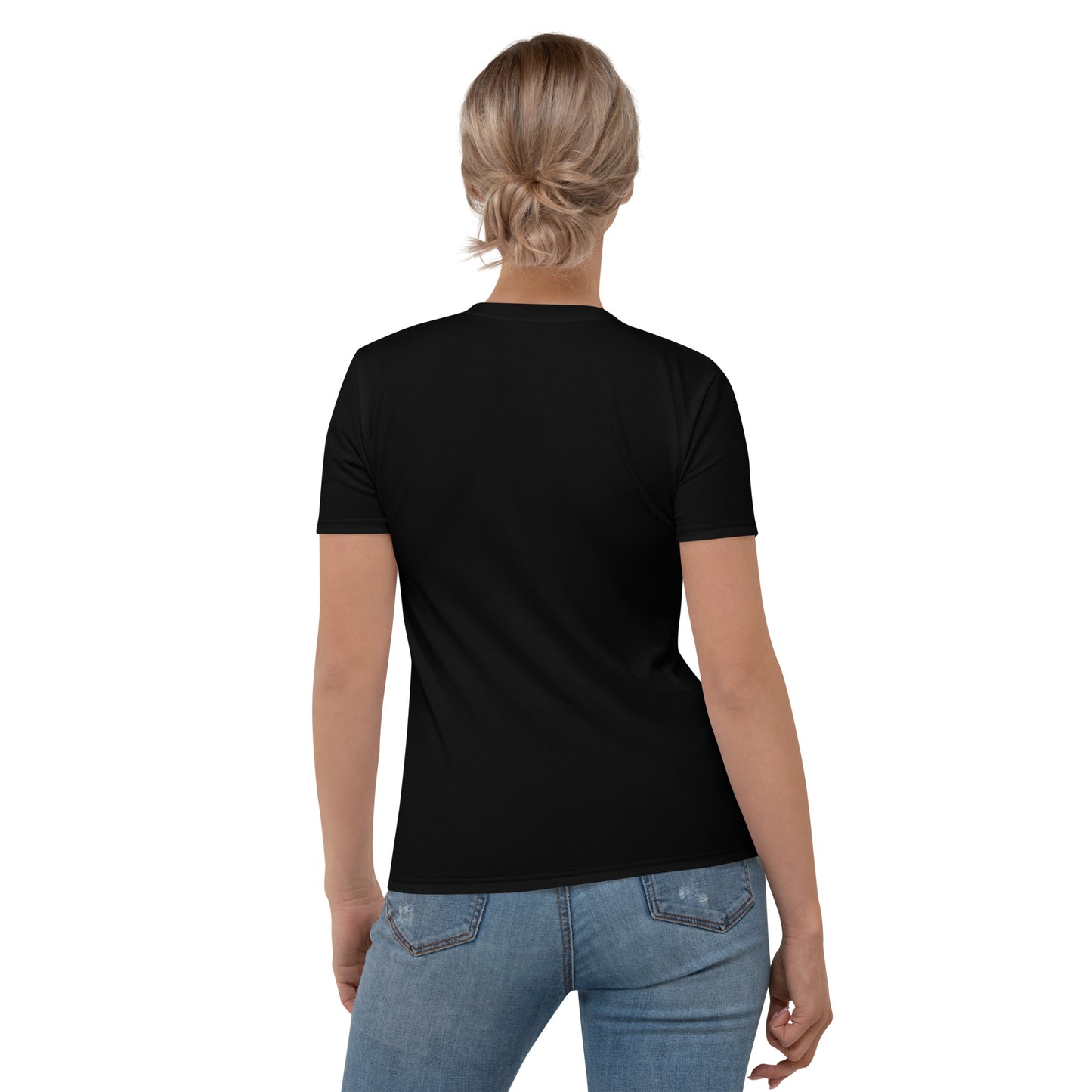 Women's Black T-shirt with Griffin