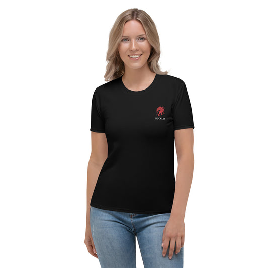 Women's Black T-shirt with Griffin