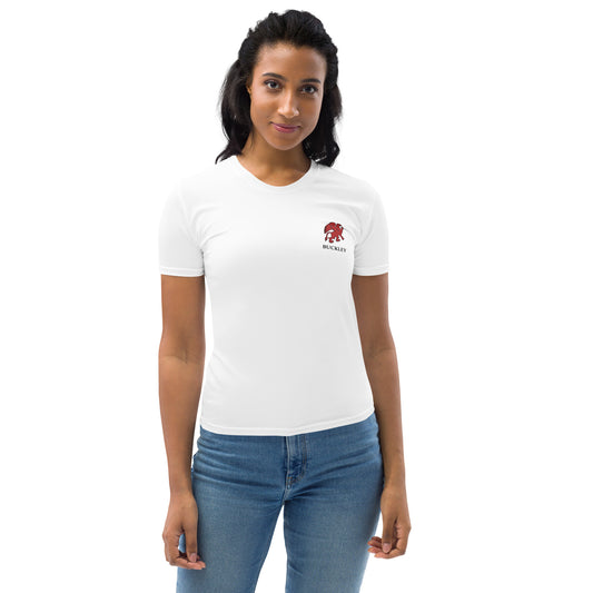 Women's White T-shirt with Griffin