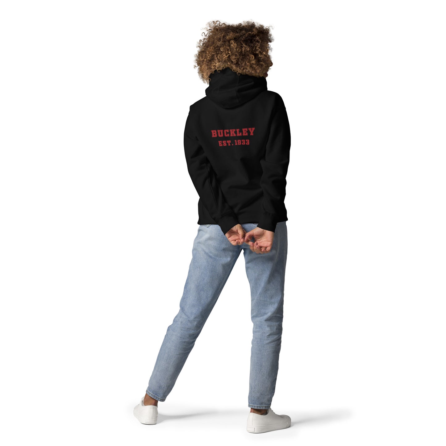 Unisex Hoodie with Embroidered Griffin